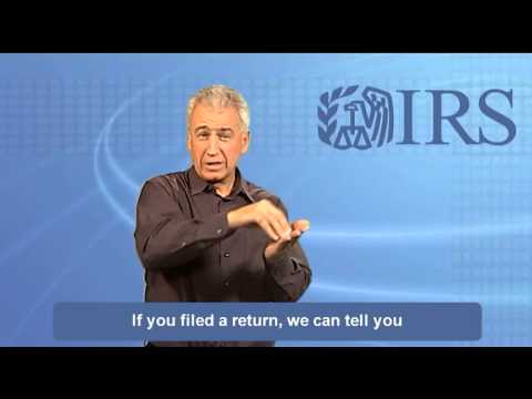 ASL: IRS Balance Due Inquiry (Captions & Audio)