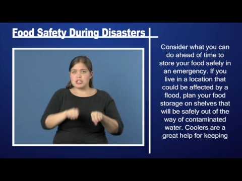 Food Safety During Disasters Pt 1