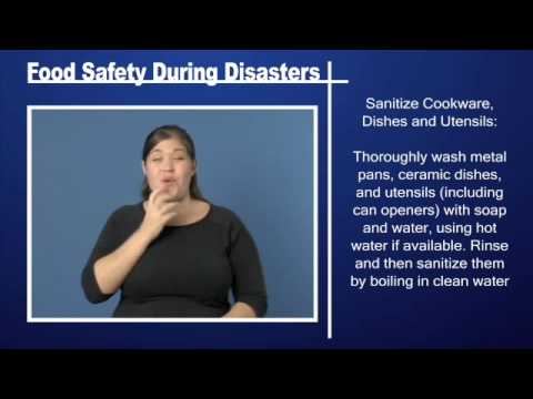 Food Safety During Disasters Pt 2