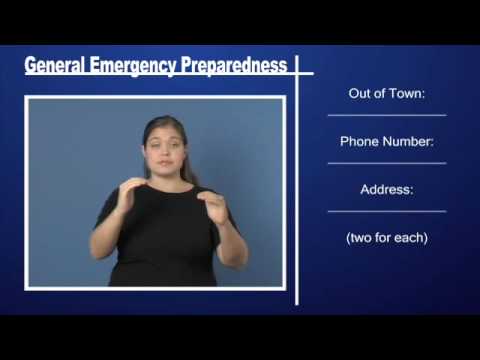 General Emergency Preparedness – Family Emergency Information List