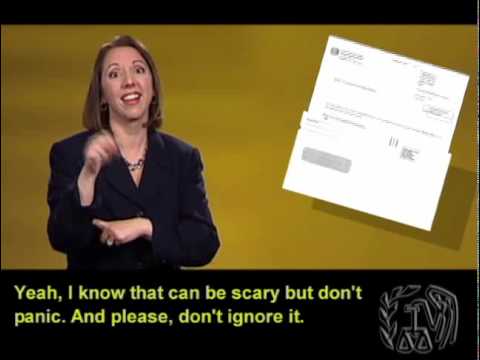 Tax Tips: Received a Letter from the IRS? – February 2010 (ASL, Captions & Voice Over)