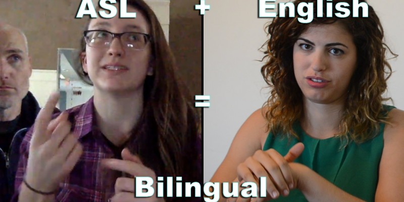 Two Deaf Women Show Us Bilingualism at its Finest